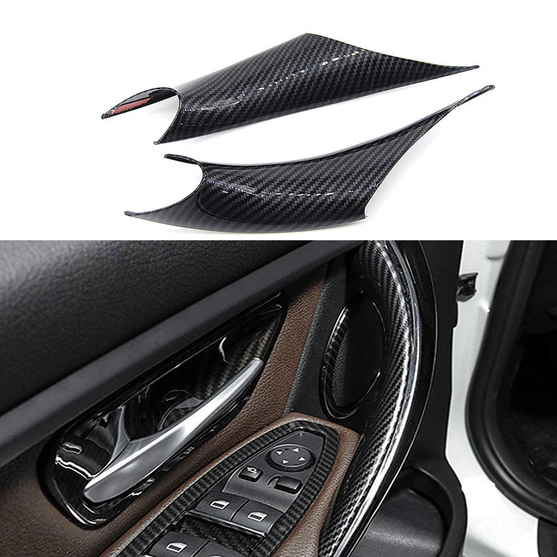FEXON 2PCS Door Pull Handle Covers Replacement for BMW 3 4 Series Driver & Passenger Side for BMW F30 F35 320i 320Li 328i 328Li 335i 335Li 428i, 435i F32/F36 - Image 1